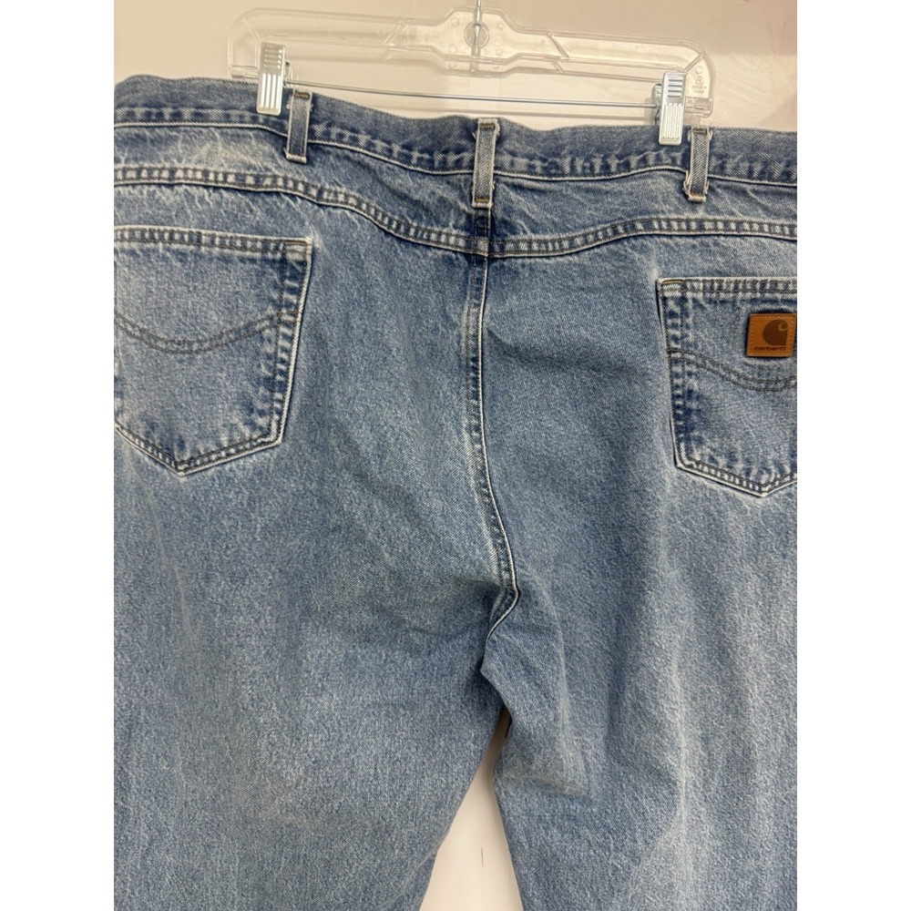 Vintage Carhartt B17-DST Relaxed Fit Jeans 48x28 Blue Denim Workwear